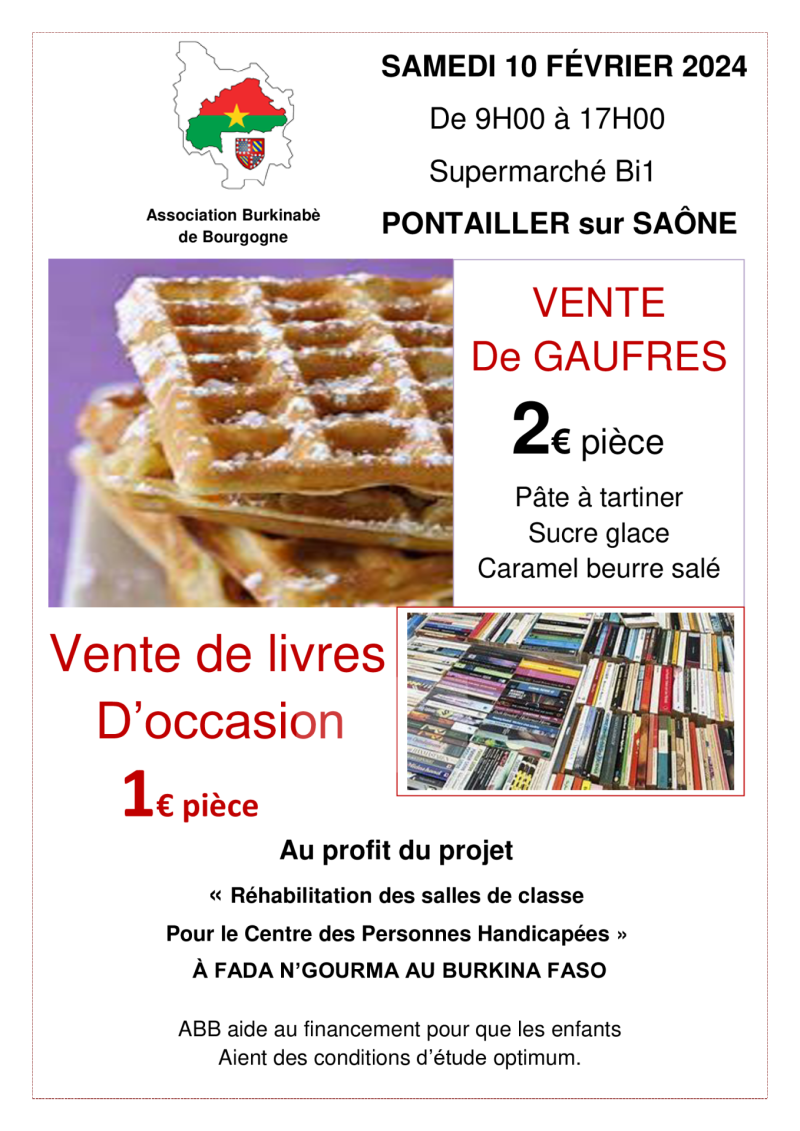 vente de gaufres