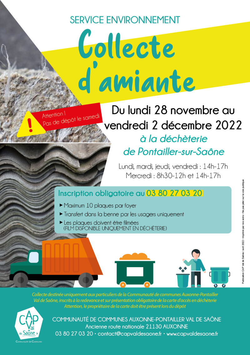 collecte d'amiante