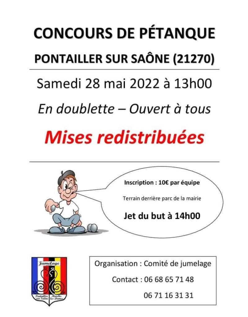 concours de pétanque