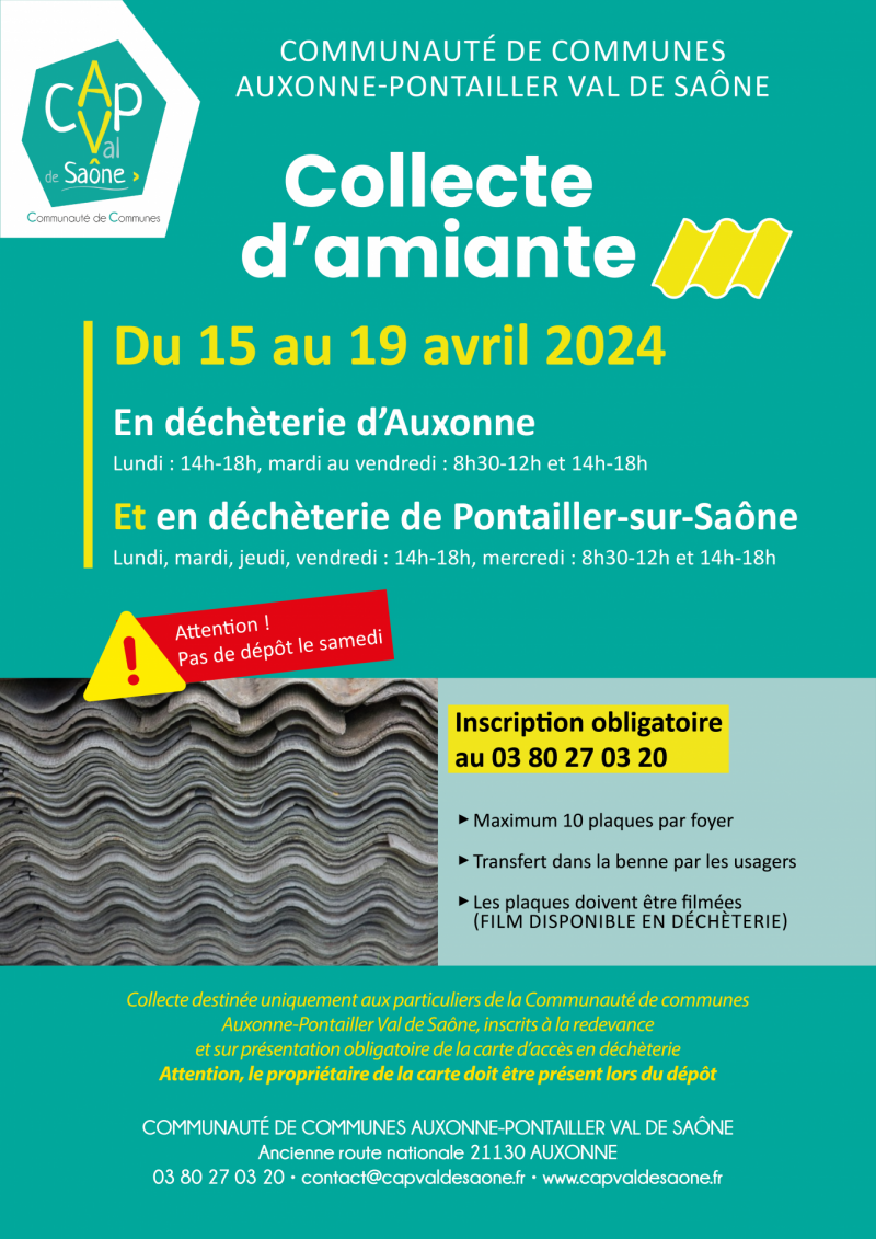 collecte d'amiante