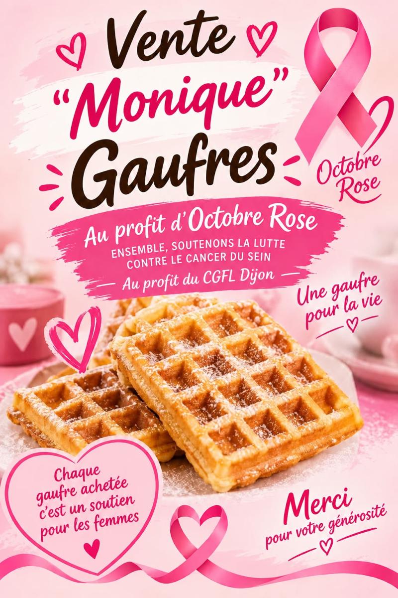 noeud rose et gaufres