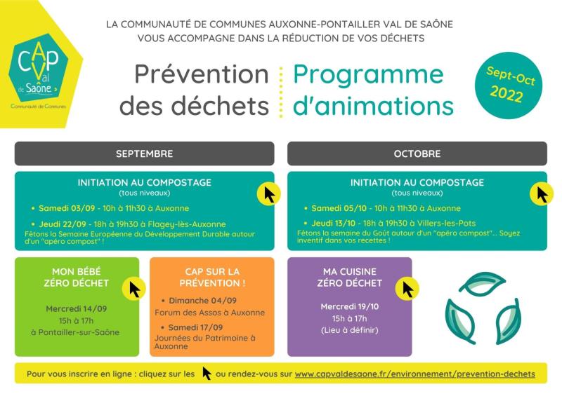 programme animations prévention déchets