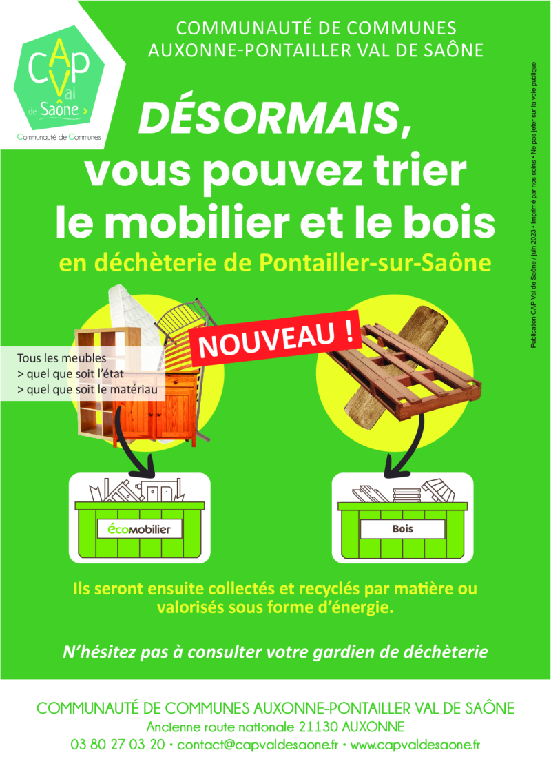 nouveau en déchèterie
