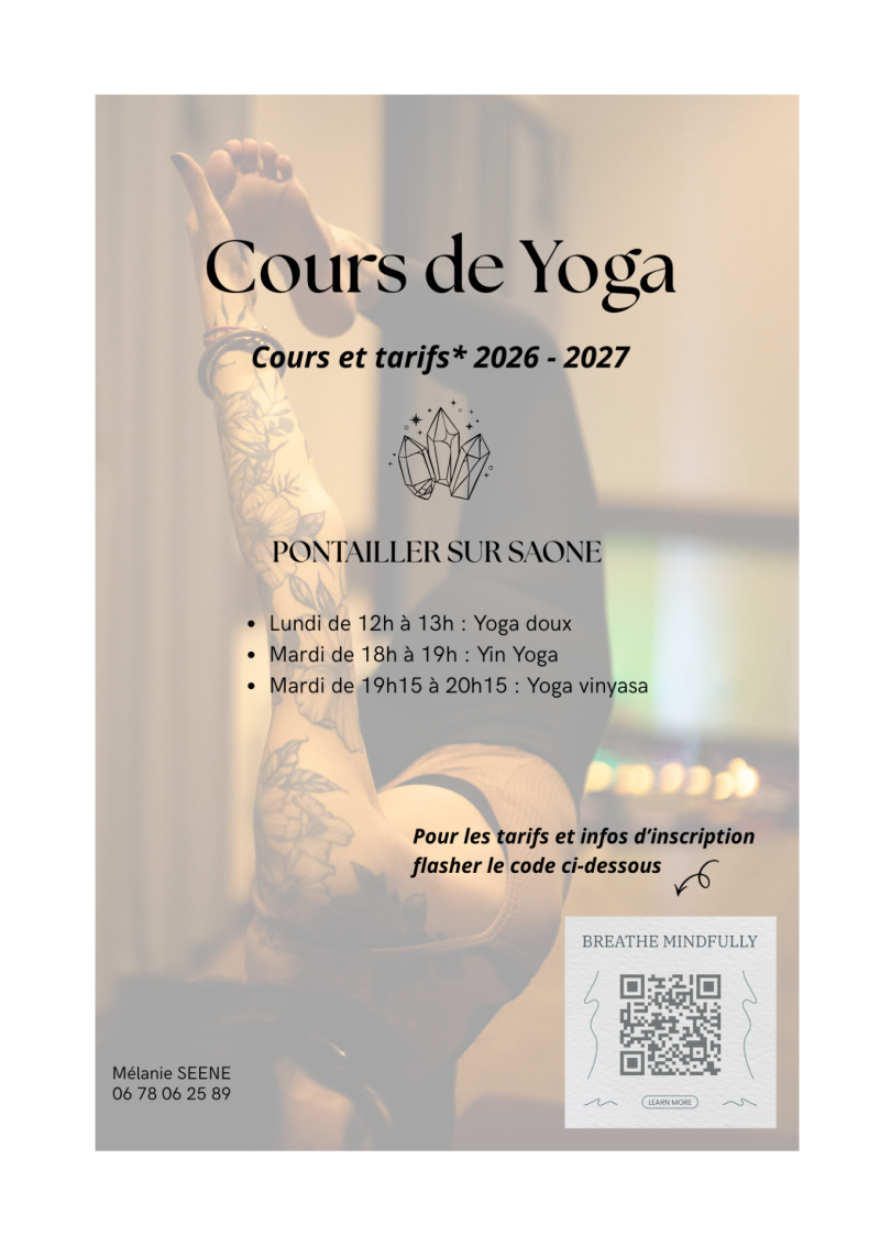 une personne qui fait du yoga