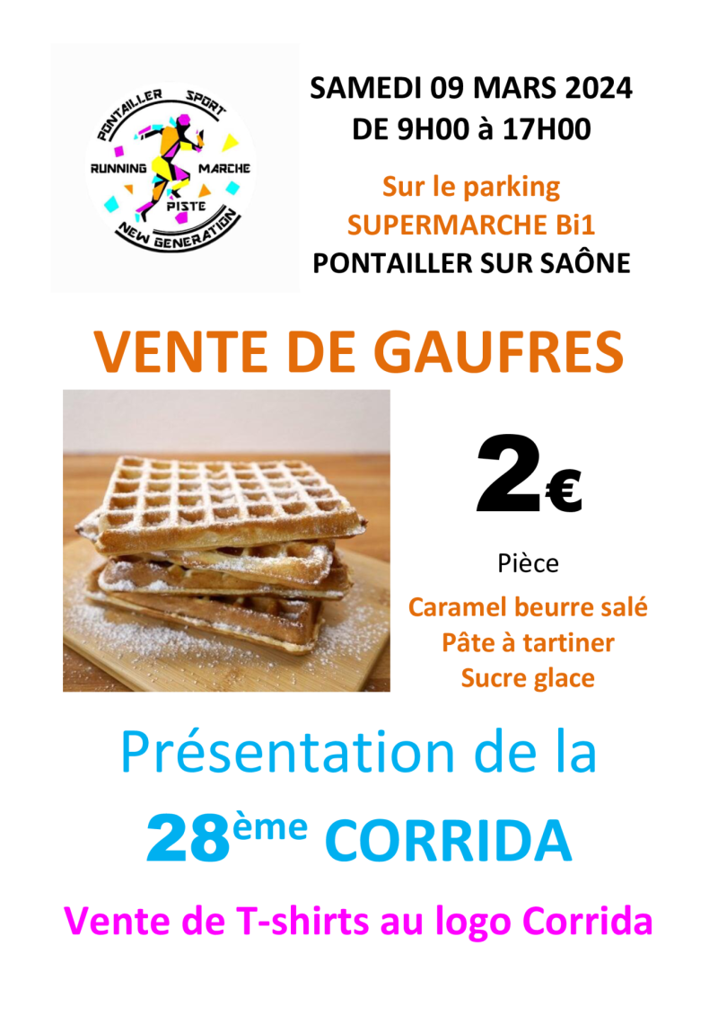 vente de gaufres