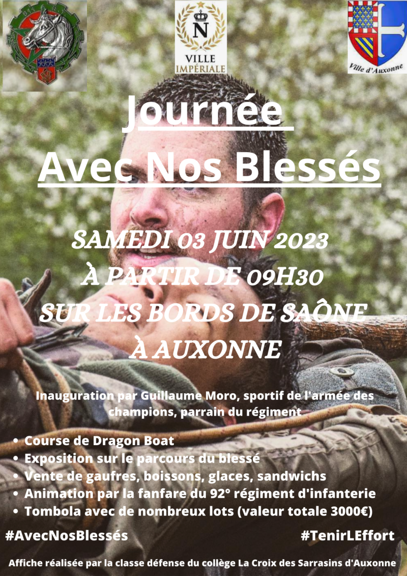 journée avec nos blessés