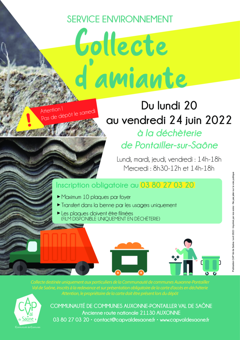 collecte d'amiante