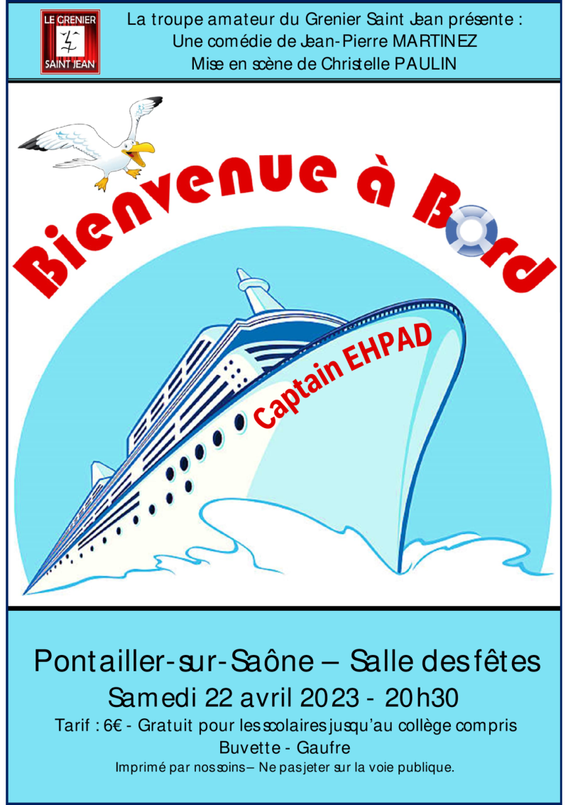 bienvenue à bord
