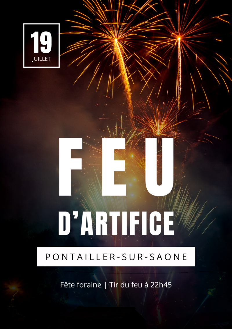 feu d'artifice