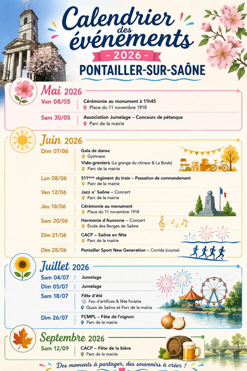calendrier des fêtes