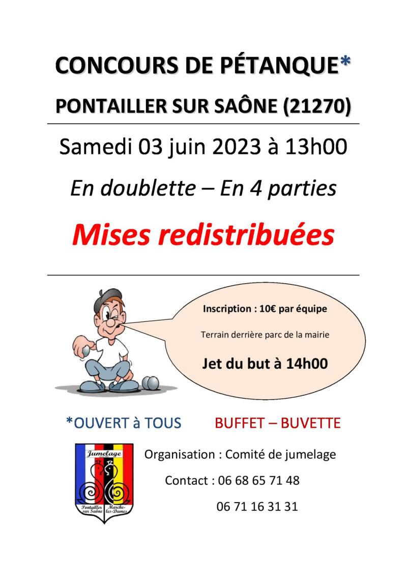 concours de pétanque